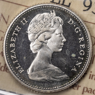 SOLD Canada 1965 10 Ten Cents Silver Coin - ICCS Specimen SP-64 Heavy Cameo