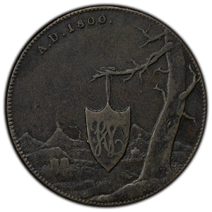 SOLD Ireland 1800 Wexford R. W. Enniscorthy Token D&H #4