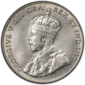 Canada 1928 5 Cents Nickel Coin