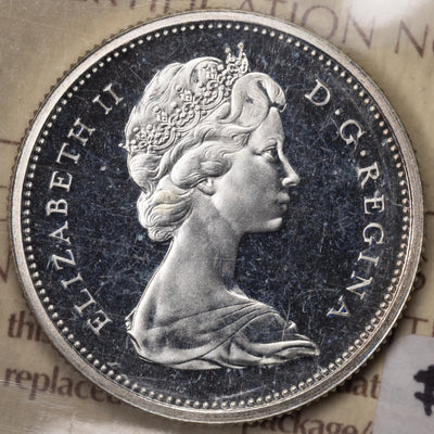 SOLD Canada 1965 25 Cents Quarter Silver Coin - ICCS Specimen SP-65 Cameo