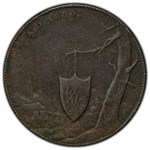 SOLD Ireland 1800 Wexford R. W. Enniscorthy Token D&H #1