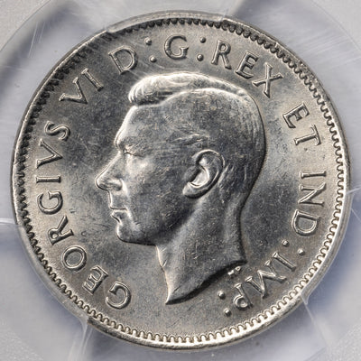 SOLD Canada 1938 5 Cents Nickel Coin - PCGS MS-63