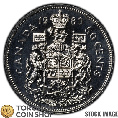 Canada 1980 50 Cents Coin - Specimen Strike