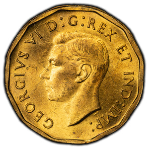 SOLD Canada 1942 5 Cents Tombac Coin - Choice UNC