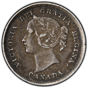 SOLD Canada 1893 5 Cents Silver Coin