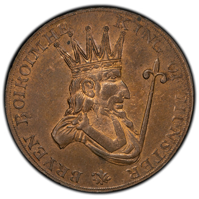 SOLD Ireland 1796 Dublin Bryen Boiroimhe King of Munster Token D&H #9