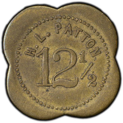 SOLD United States Ca. 1900-05 Casper Wyoming H.L. Patton Saloon Token