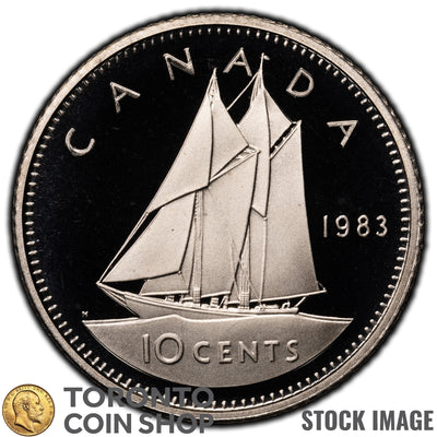 Canada 1983 10 Cents Coin - Proof Strike