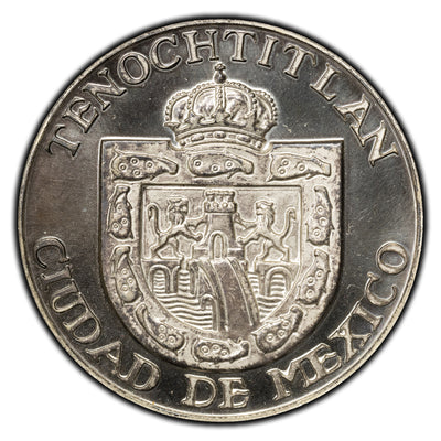 Mexico 1975 Tenochtitlan Commemorative Medal 45mm