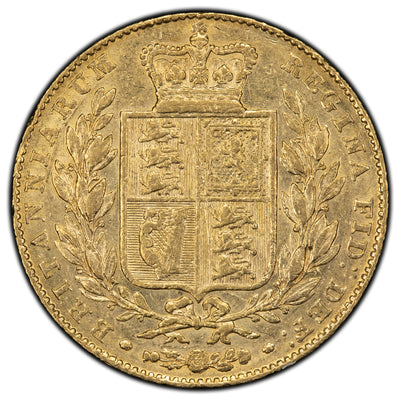 SOLD Great Britain 1842 One Sovereign Gold Coin
