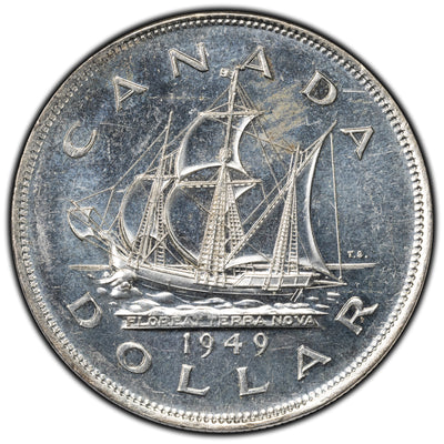 SOLD Canada 1949 $1 Dollar Silver Coin