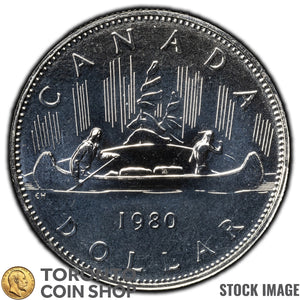 Canada 1980 $1 Dollar Nickel Coin - Specimen Strike