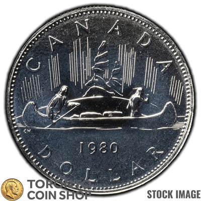 Canada 1980 $1 Dollar Nickel Coin - Specimen Strike