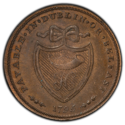 SOLD Ireland 1796 Dublin Bryen Boiroimhe King of Munster Token D&H #9