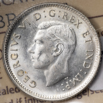 SOLD Canada 1944 10 Ten Cents Silver Coin - ICCS MS-65