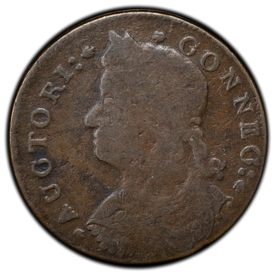 SOLD United States 1787 Connecticut Colonial Copper Coin