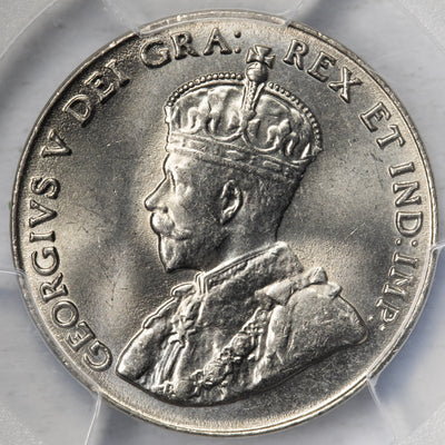 SOLD Canada 1928 5 Cents Nickel Coin - PCGS MS-65