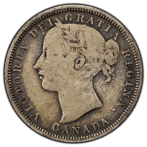 SOLD Canada 1858 20 Twenty Cents Silver Coin - One Year Type!