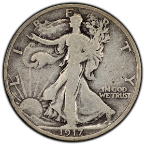 SOLD United States 1917 50 Cents Walking Liberty Half Dollar Silver Coin