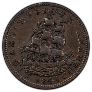 SOLD United States 1841 Hard Times Token Van Buren