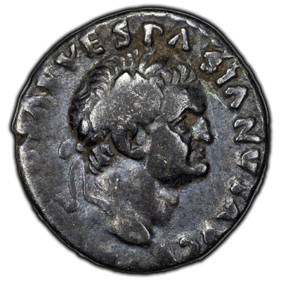 SOLD Ancient Rome Vespasian 69-79 AD Denarius Silver Coin