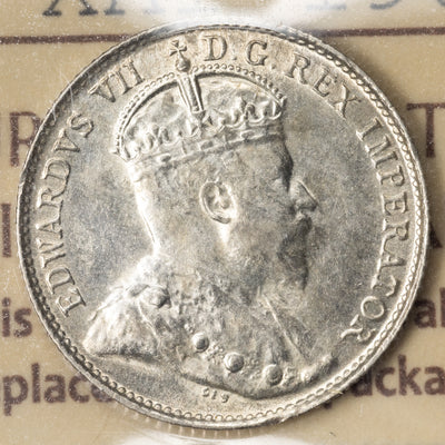 SOLD Canada 1903 5 Cents Silver Coin - ICCS MS-62
