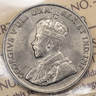 SOLD Canada 1922 5 Cents Nickel Coin - ICCS MS-63