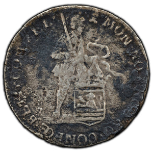 SOLD Netherlands Zeeland 1762 1/4 Ducat Silver Coin KM #99 - Corrosion
