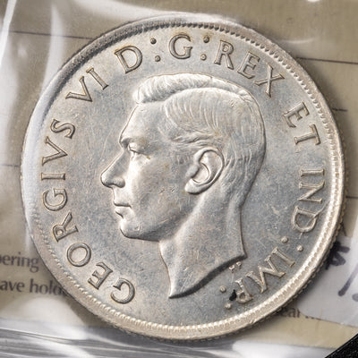 SOLD Canada 1938 $1 Silver Dollar Coin - ICCS AU-55