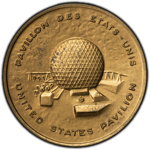 SOLD Canada Montreal Expo 1967 United States Pavilion Medal