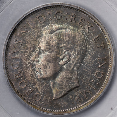 SOLD Canada 1937 50 Cents Half Dollar Coin - PCGS SP-65 Matte Specimen