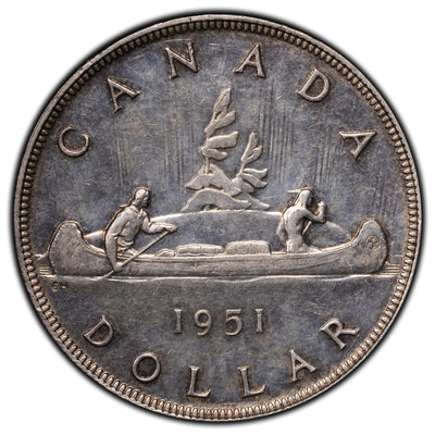 SOLD Canada 1951 $1 Silver Dollar Coin