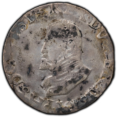 SOLD Spanish Netherlands Brabant 1591 1 Daalder Ecu Silver Coin