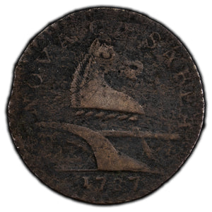 SOLD United States New Jersey 1787 Colonial 1 Cent Camel Head