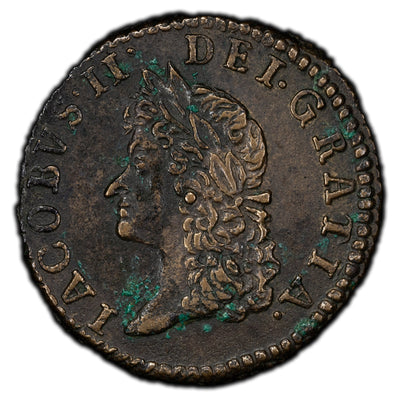 Ireland May 1690 Gun Money Shilling Coin KM #100
