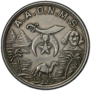 SOLD Canada 1922 Khartum Manitoba Shriners A.A.O.N.M.S. Medal