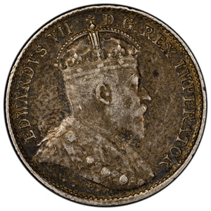 SOLD Canada 1905 Wide Date 5 Cents Silver Coin - Very Fine