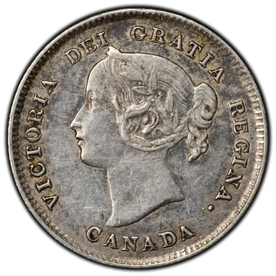 Canada 1893 5 Cents Silver Coin