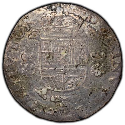 SOLD Spanish Netherlands Brabant 1591 1 Daalder Ecu Silver Coin