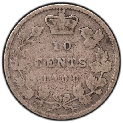 SOLD Canada 1900 10 Cents Dime Silver Coin