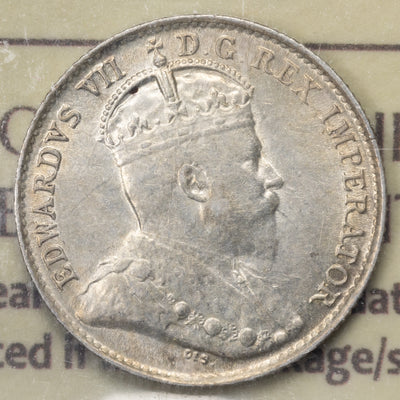SOLD Canada 1902-H Small H 5 Cents Silver Coin - ICCS EF-45