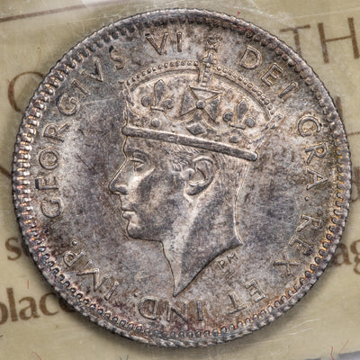 Newfoundland 1940c 5 Cents Silver Coin - ICCS MS-60