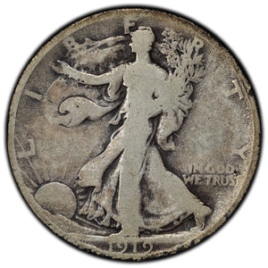 SOLD United States 1919-D 50 Cents Walking Liberty Half Dollar Silver Coin