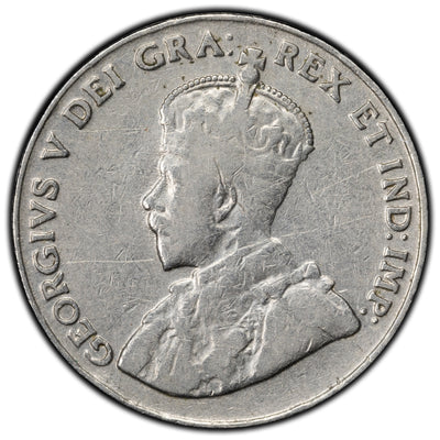 Canada 1925 5 Cents Nickel Coin