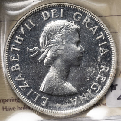 SOLD Canada 1954 $1 Silver Dollar Coin - ICCS PL-65