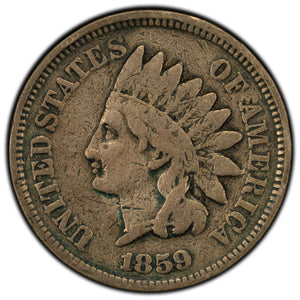 SOLD United States 1859 1 Cent Indian Head Penny Coin