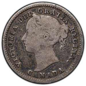 SOLD Canada 1884 10 Ten Cents Silver Coin
