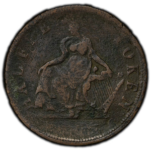 SOLD Ireland 1830 Hibernicus 1/2 Half Penny Token D-75 W-2005