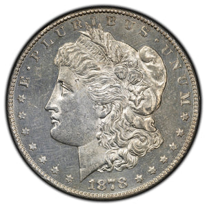 SOLD United States 1878-S $1 Morgan Silver Dollar Coin - Cleaned