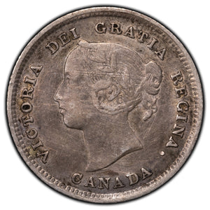 SOLD Canada 1891 5 Cents Silver Coin